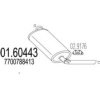 MTS 01.60443 End Silencer